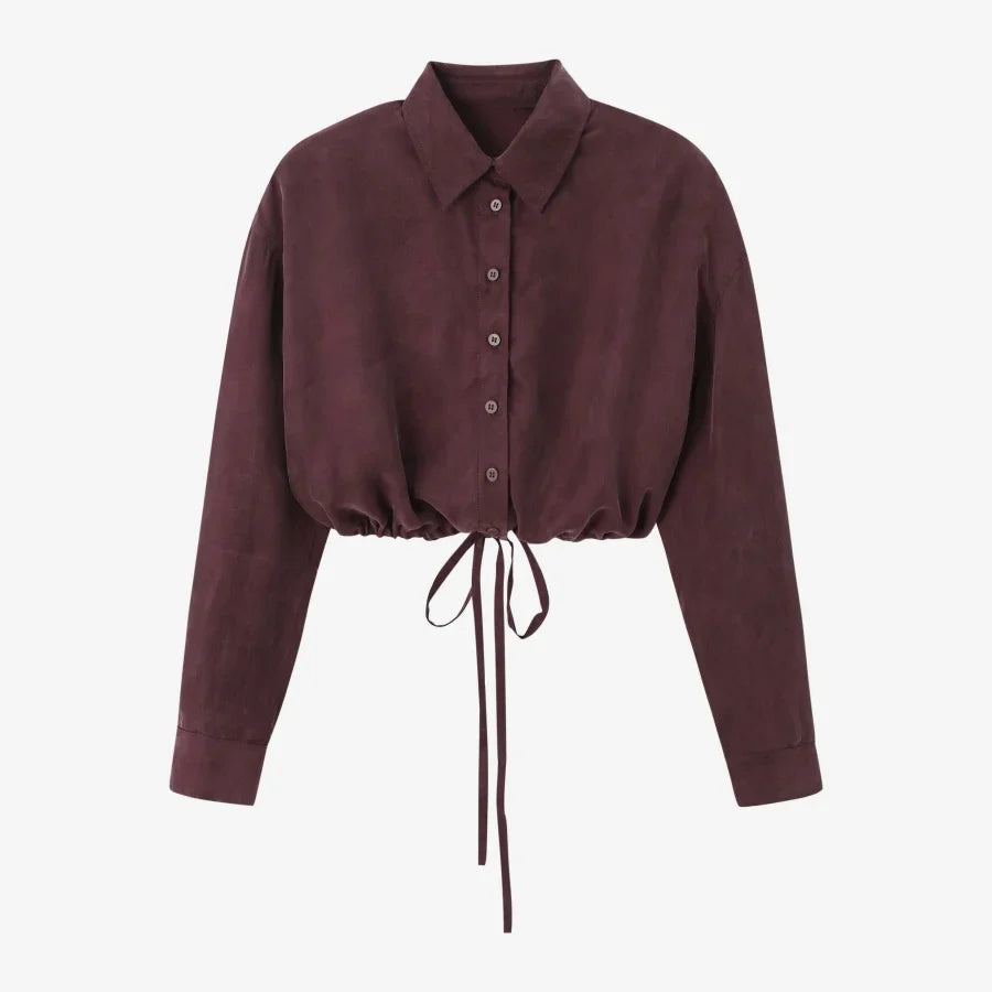 Luxury Shirt Skirt Matching Set