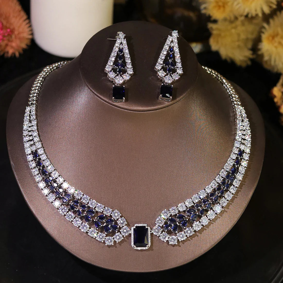 Crystal Wedding Jewelry Set