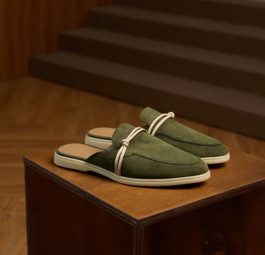 Tassel Suede Slip On Loafers