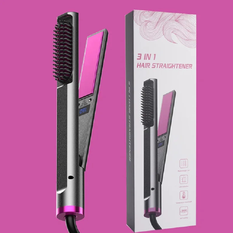 Fast Heating Hair Straightening Comb