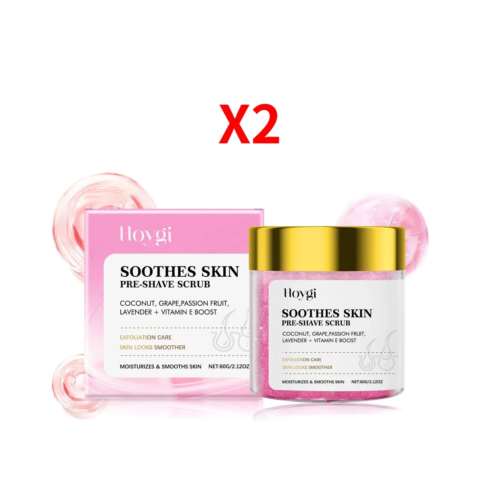 Pre Shave Exfoliating Skin Scrub