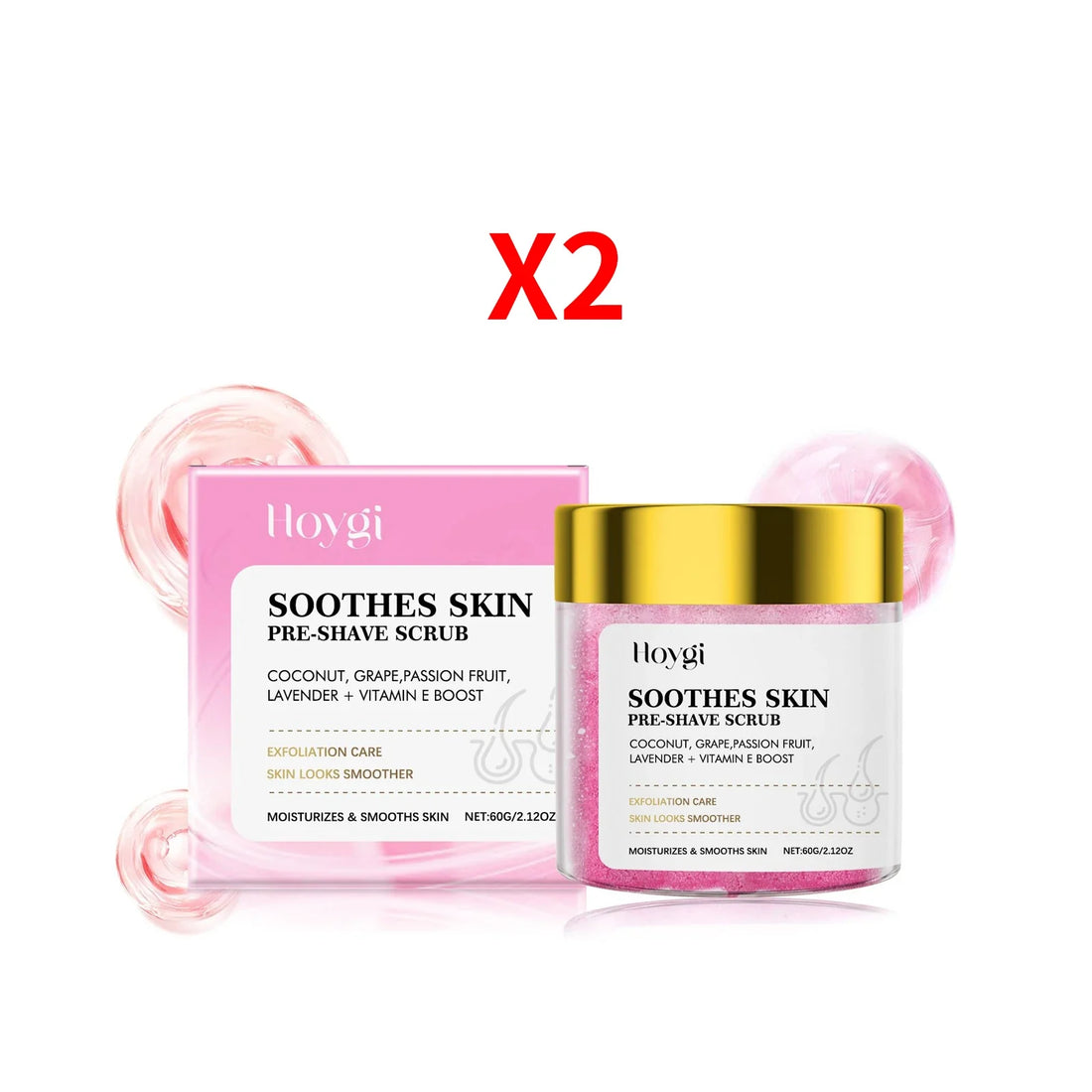 Pre Shave Exfoliating Skin Scrub