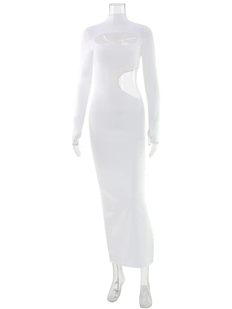 Turtleneck Slim Fit Party Dress