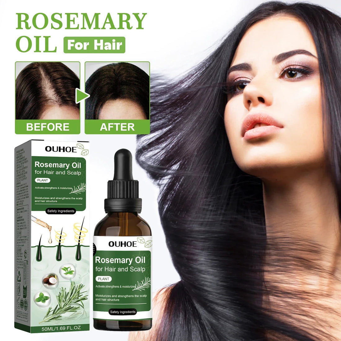 Rosemary Hair Growth Serum Oil