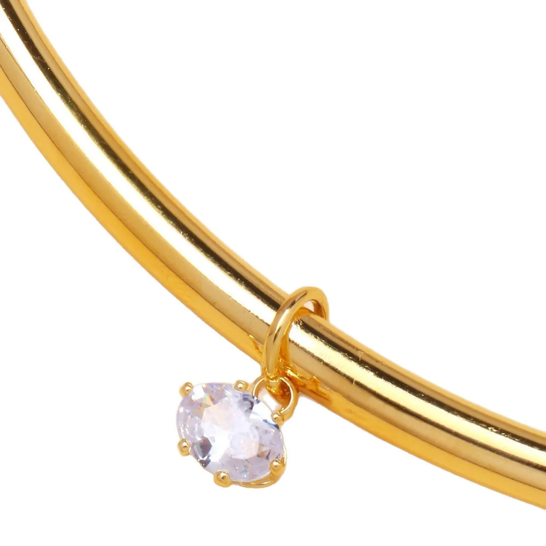 Geometric Zircon Gold Choker