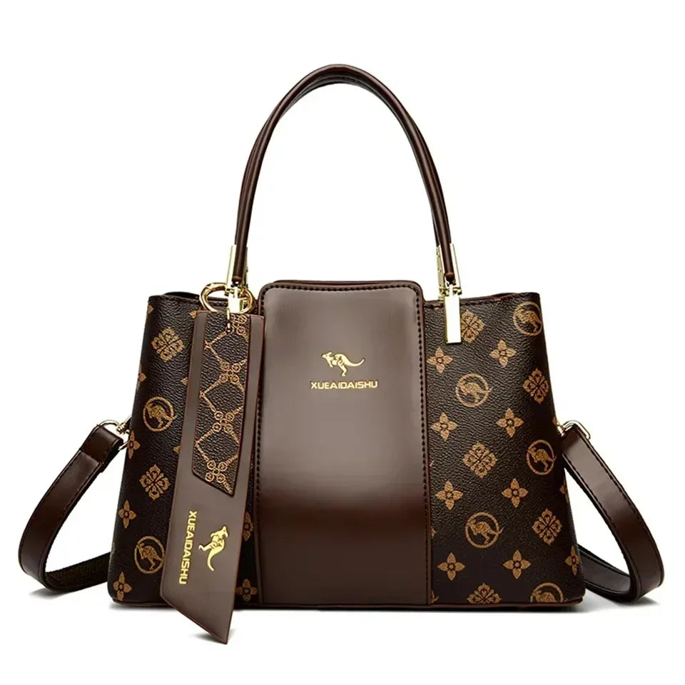 Large Capacity Leather Shoulder Bag