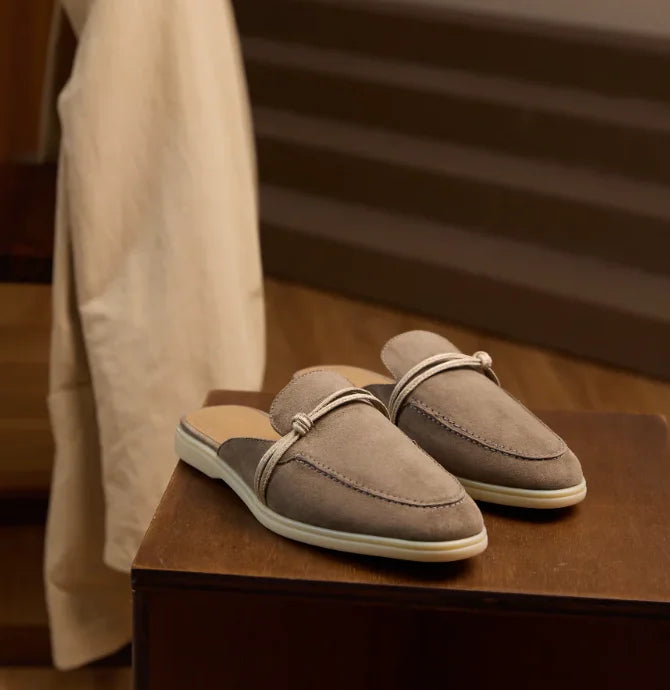 Tassel Suede Slip On Loafers