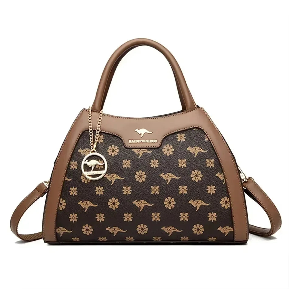 Large Capacity Leather Shoulder Bag