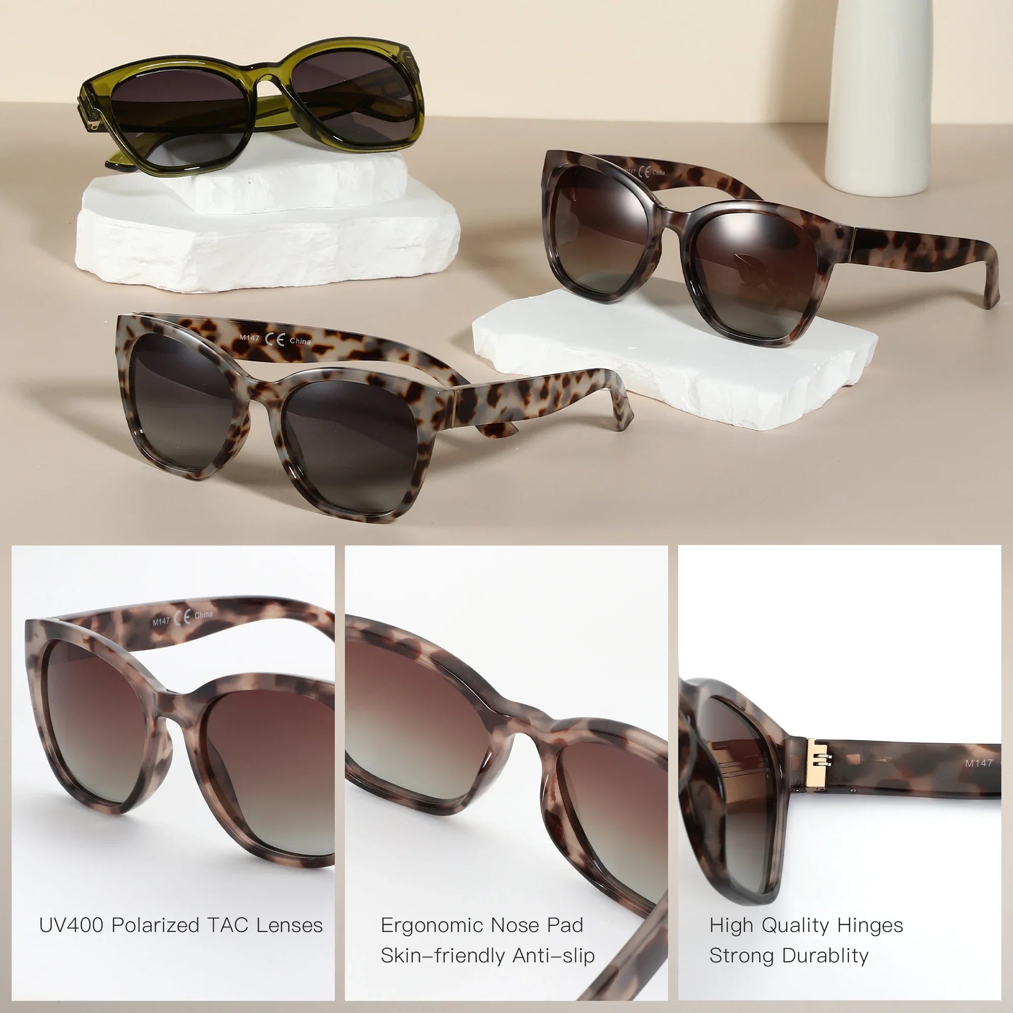 Oversized Cat Eye Sunglasses Women