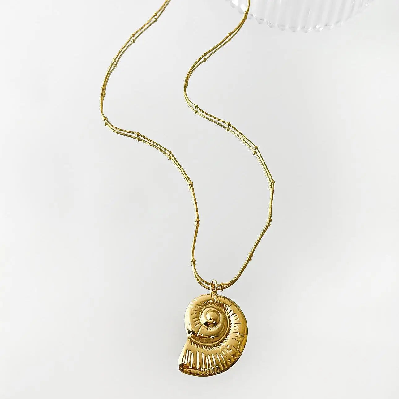 Starfish Shell Pendant Necklace