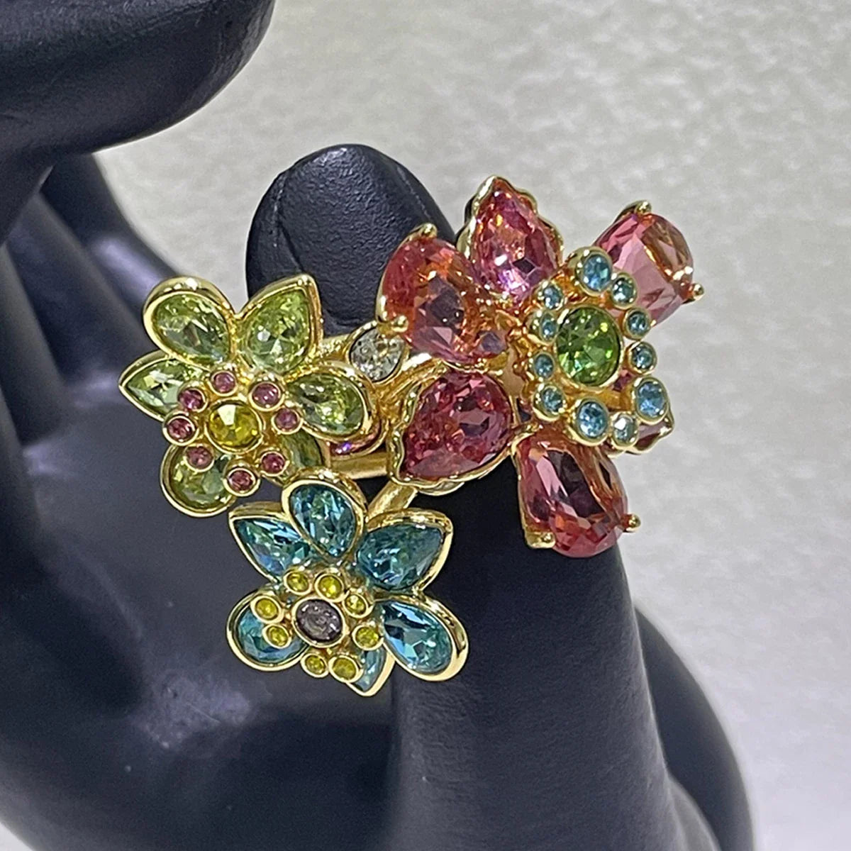 Flower Crystal Jewelry Set