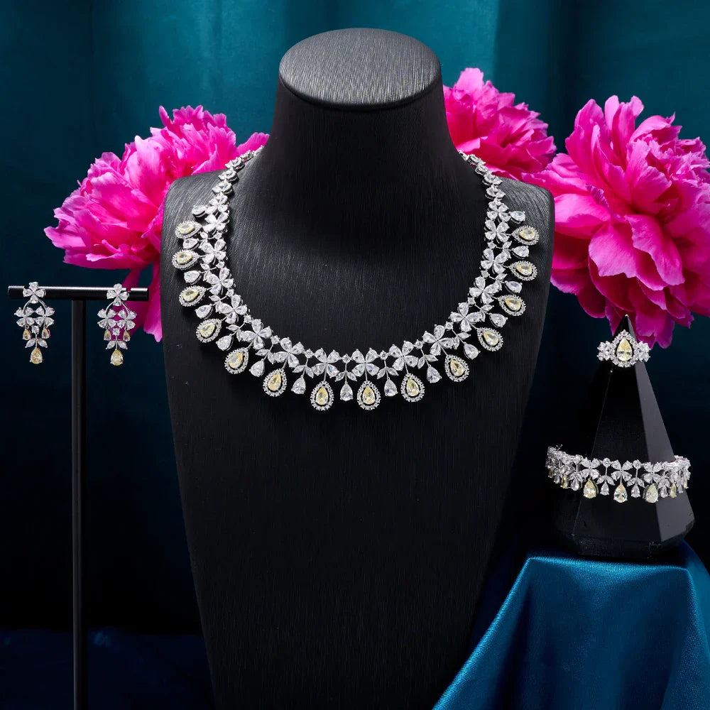 Colorful Zirconia Jewelry Set