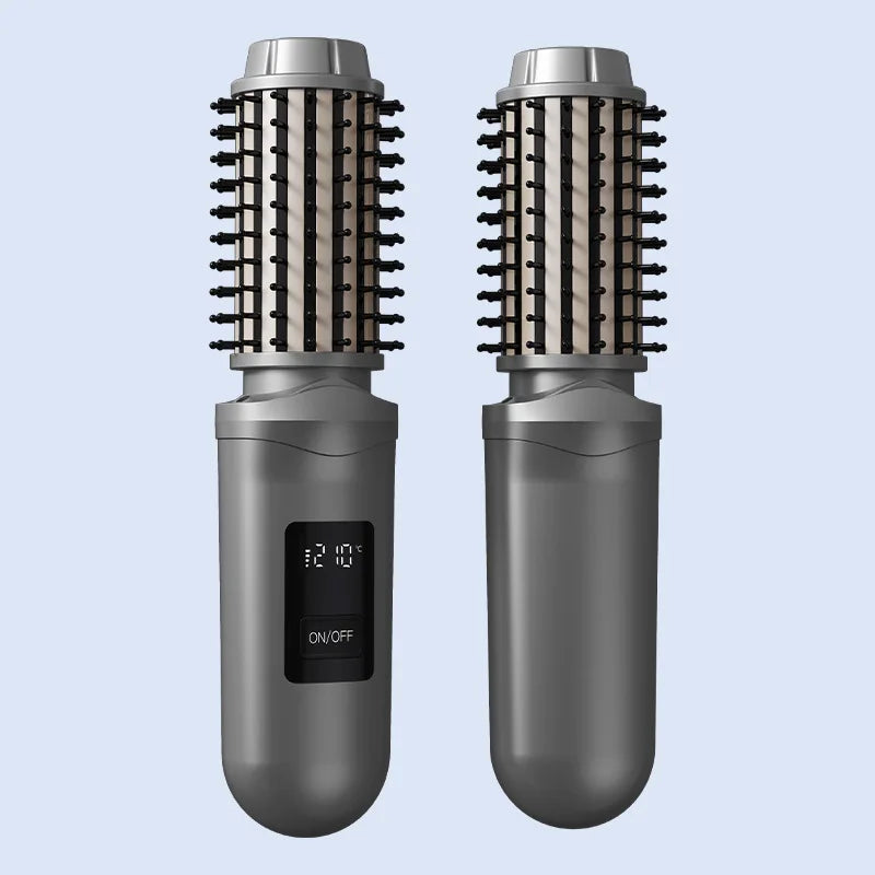 Cordless Hair Straightener Brush Tool