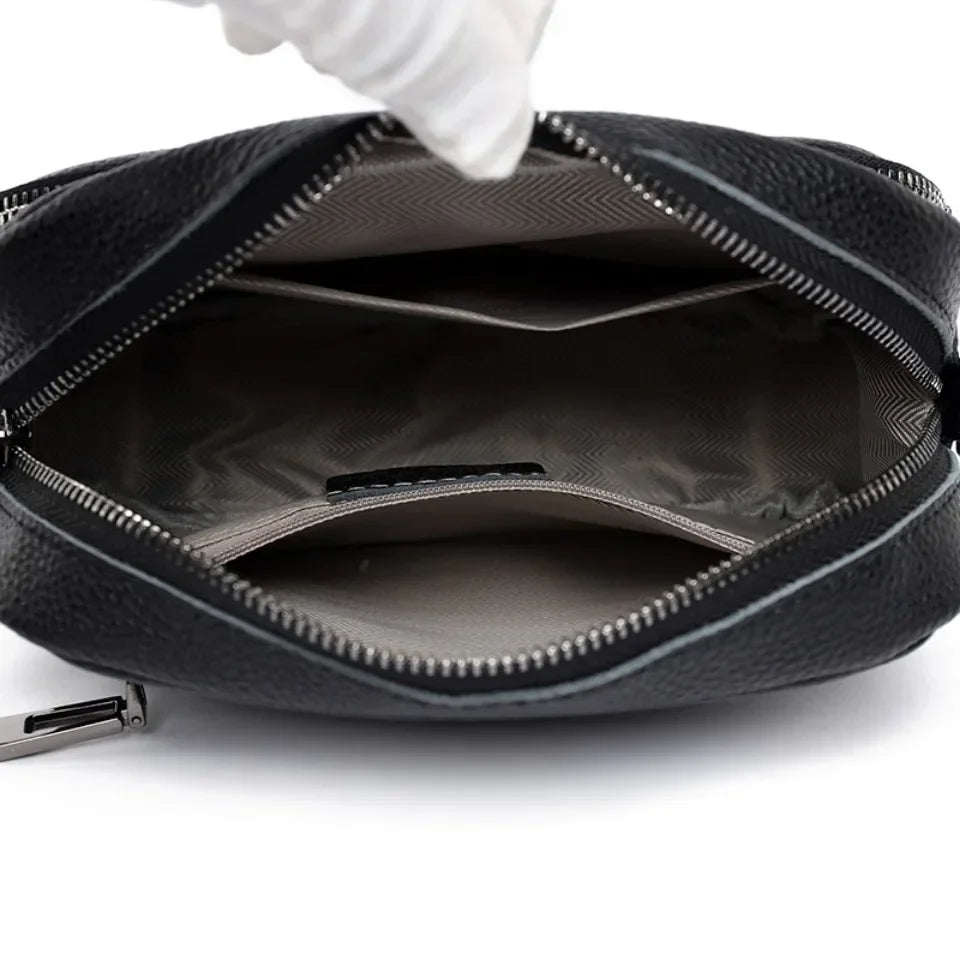 Genuine Leather Messenger Shoulder Bag