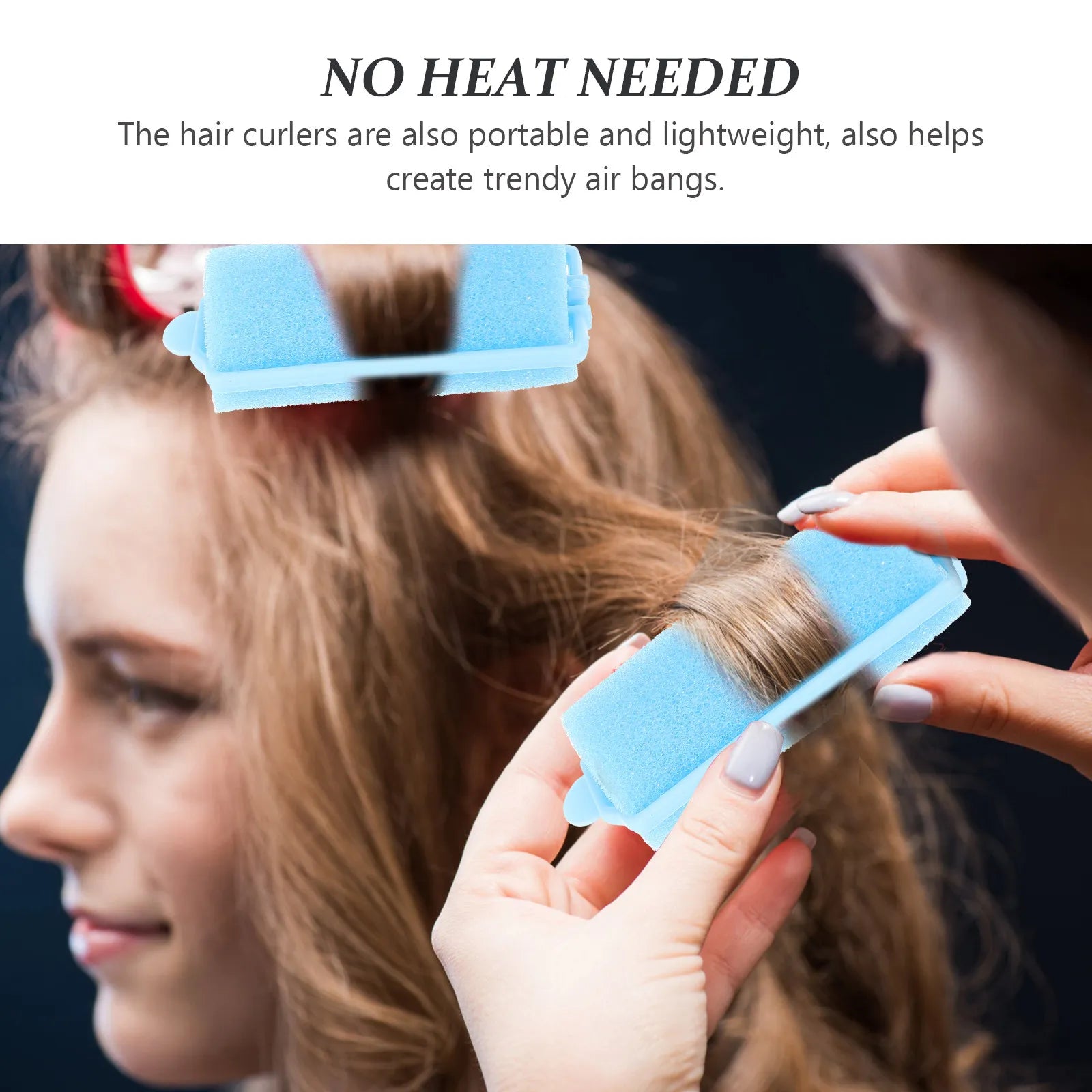 Sponge Heatless Hair Curlers Set