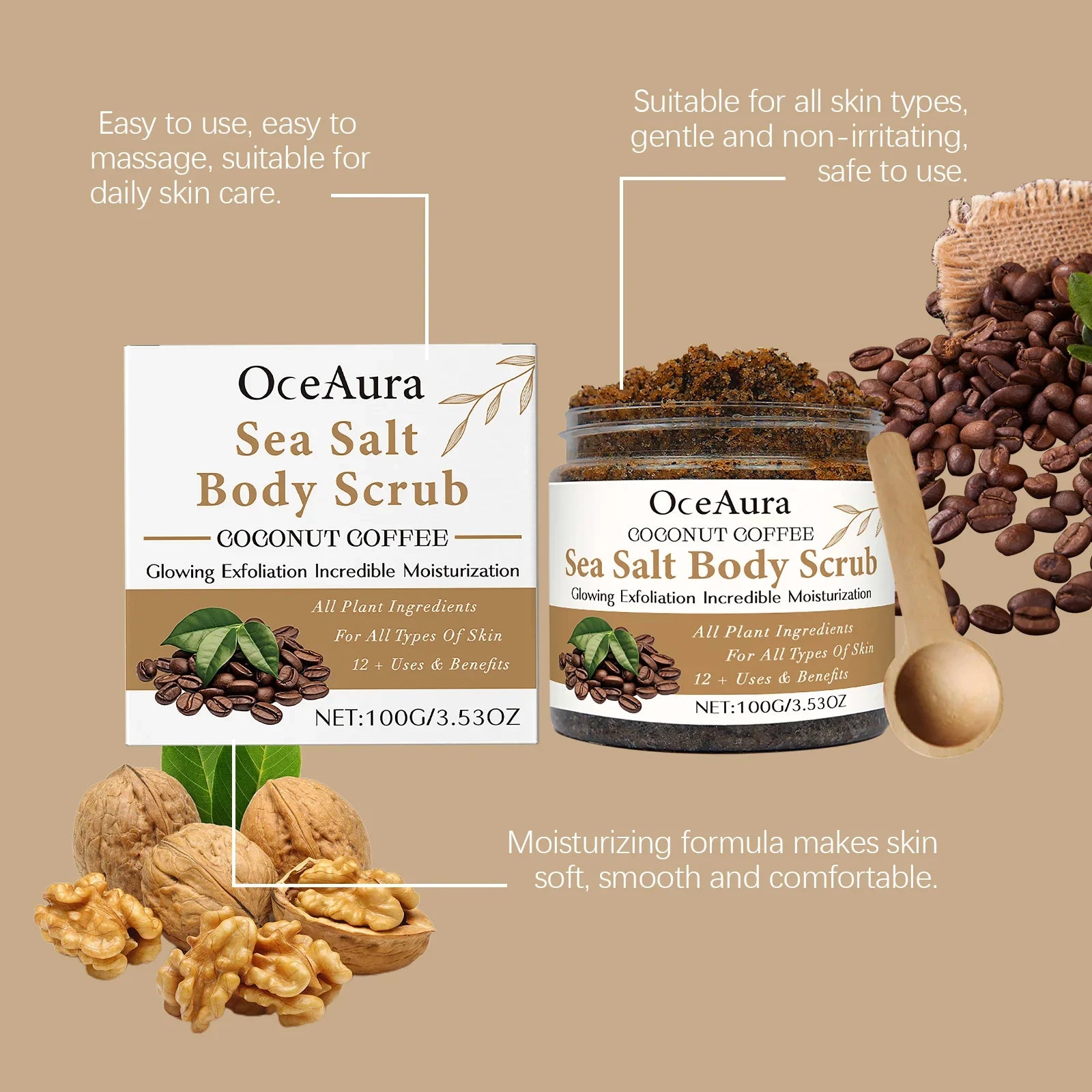 Korean Exfoliating Body Scrub Cream