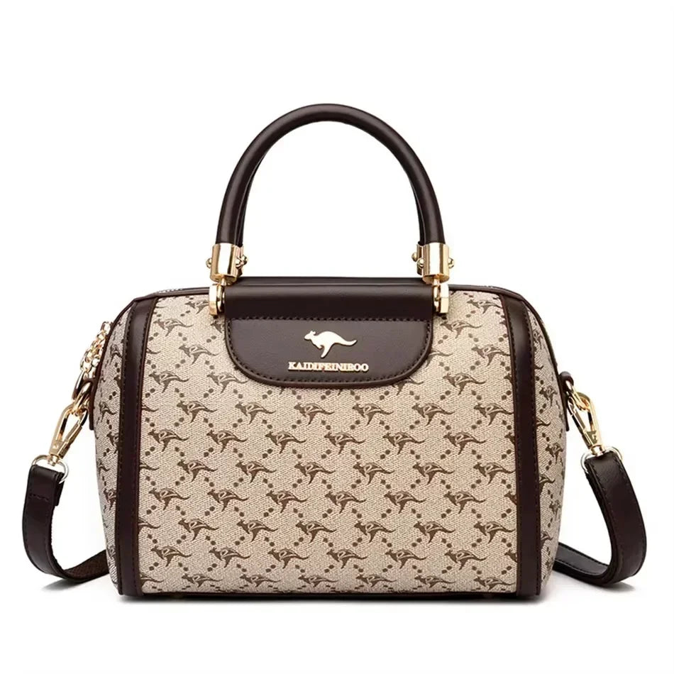 Large Capacity Leather Shoulder Bag