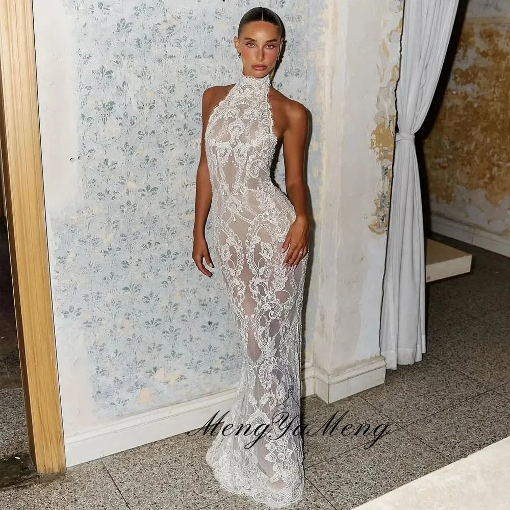 Lace Mermaid Wedding Bridal Dress