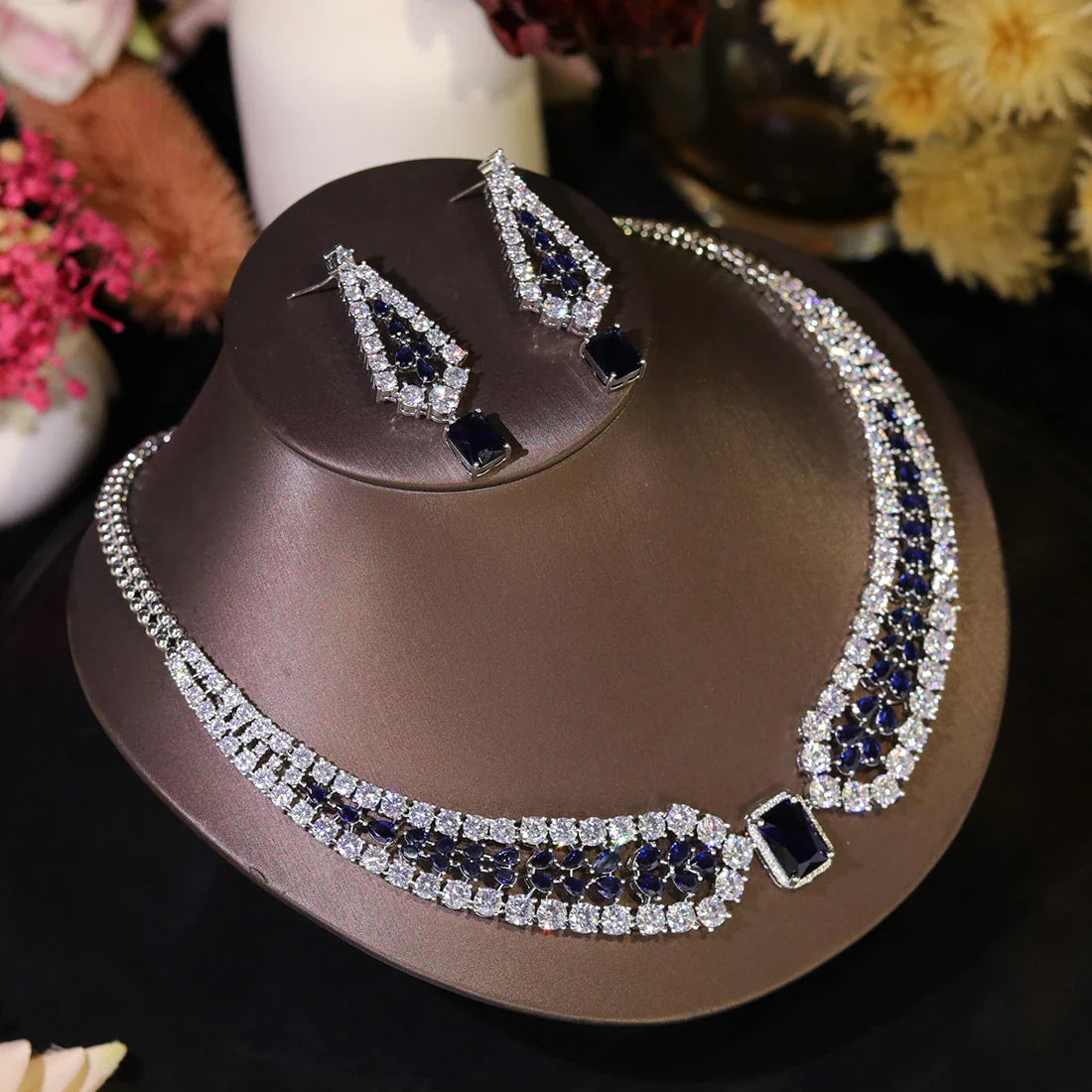 Crystal Wedding Jewelry Set