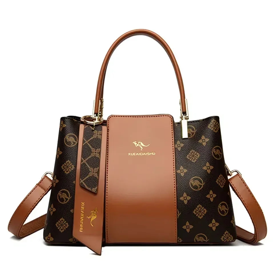 Large Capacity Leather Shoulder Bag