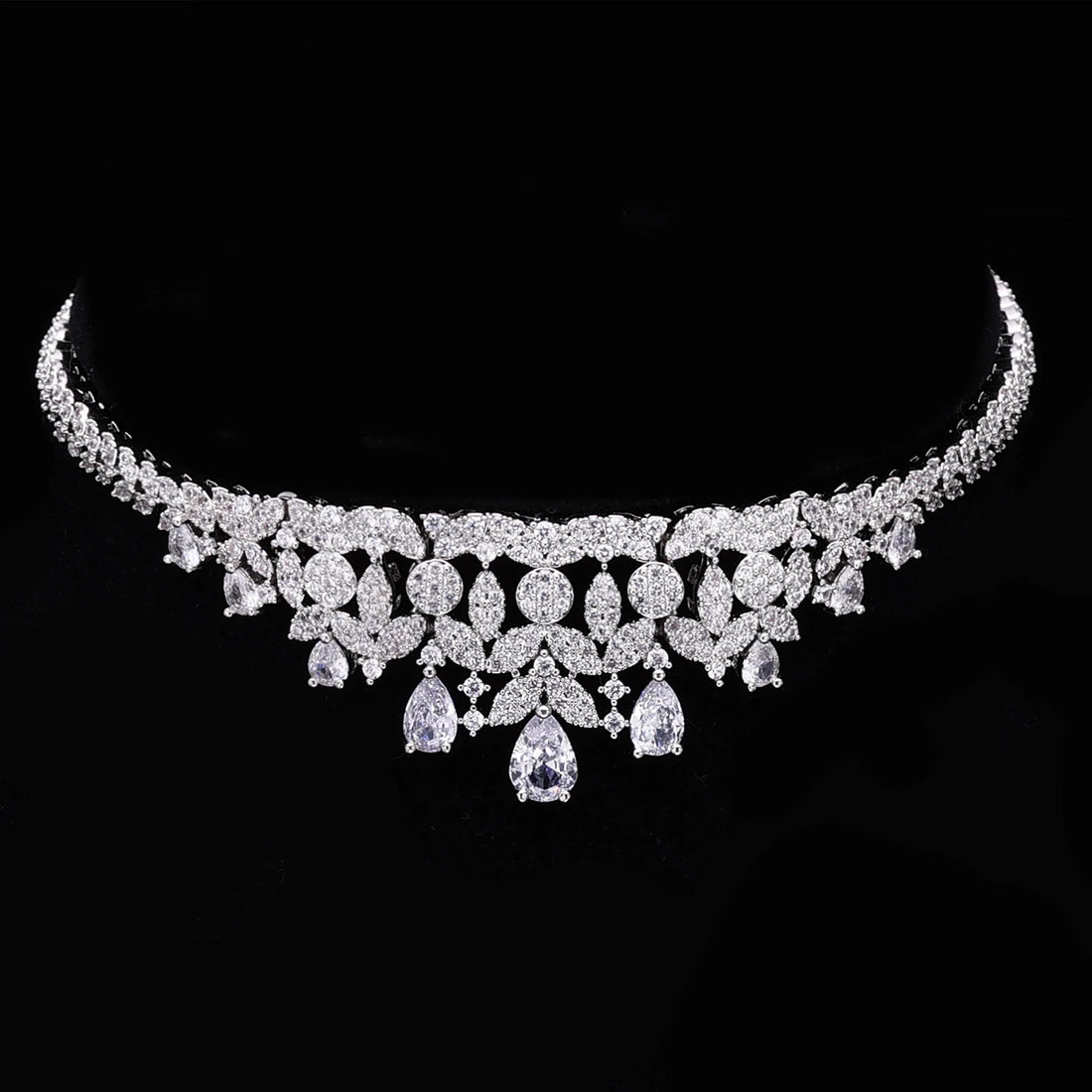Crystal Wedding Jewelry Set