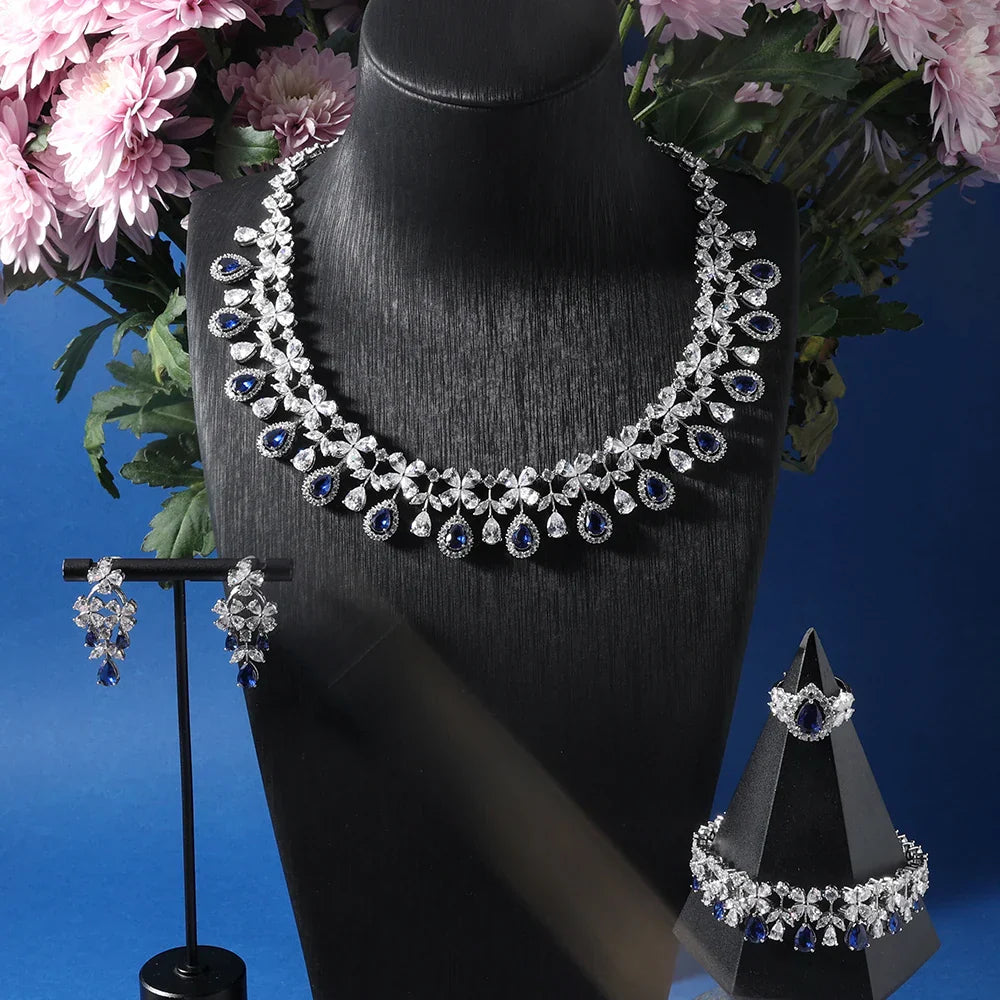 Colorful Zirconia Jewelry Set