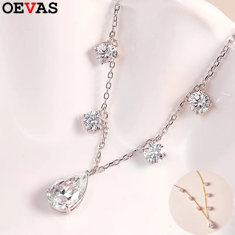 Moissanite Water Drop Necklace