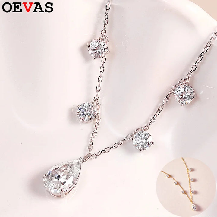 Moissanite Water Drop Necklace