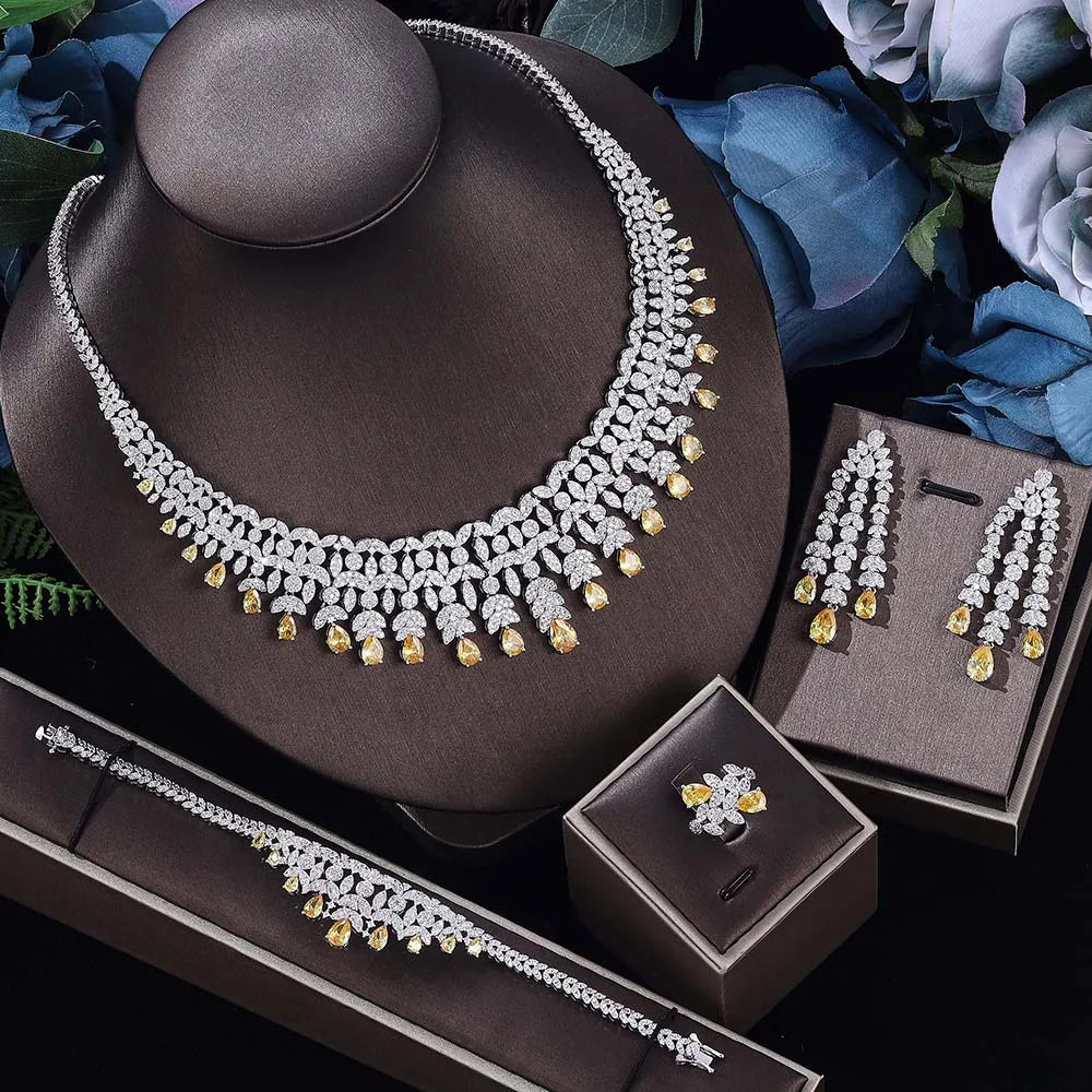 Crystal Wedding Jewelry Set