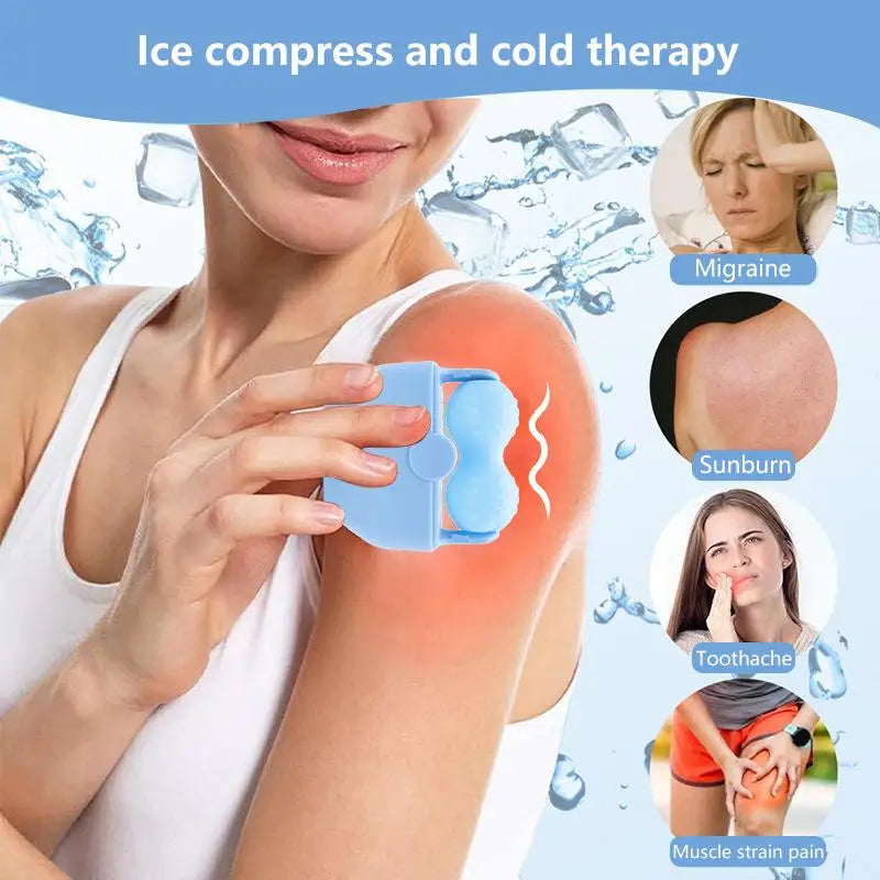 Double Roller Cooling Face Massager
