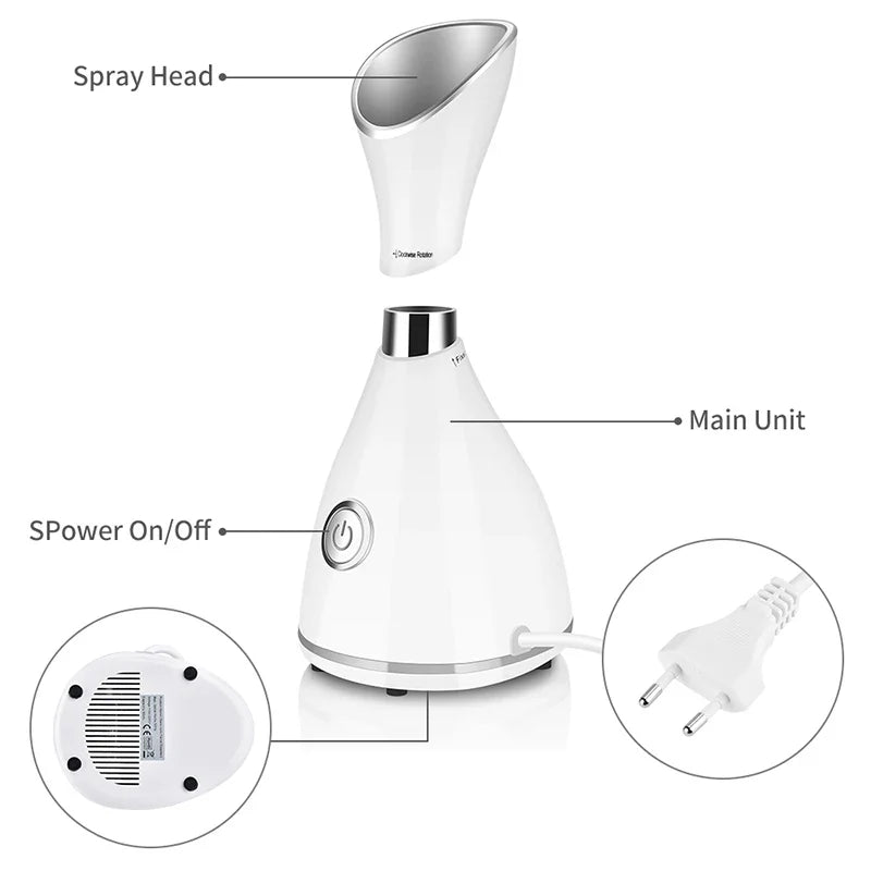 Nano Ionic Facial Steamer Machine