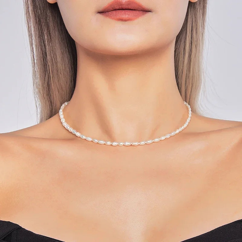Freshwater Pearl Chain Necklace