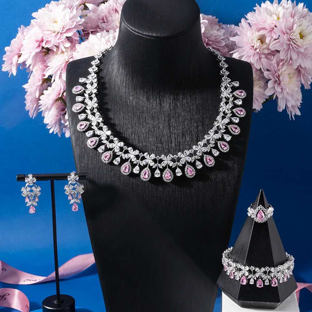 Colorful Zirconia Jewelry Set