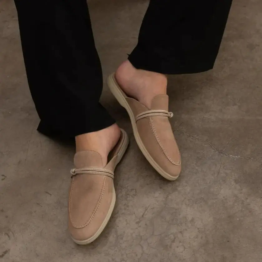 Tassel Suede Slip On Loafers