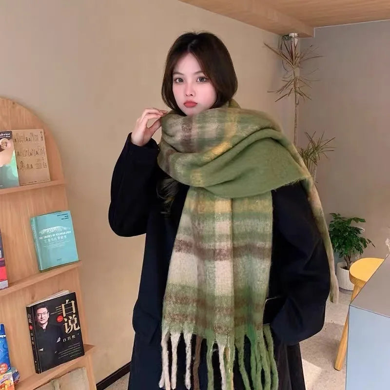 Warm Cashmere Winter Scarf Women