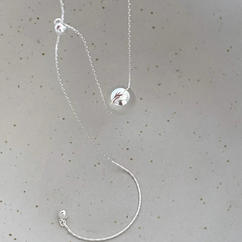 Snake Chain Tassel Pendant Necklace