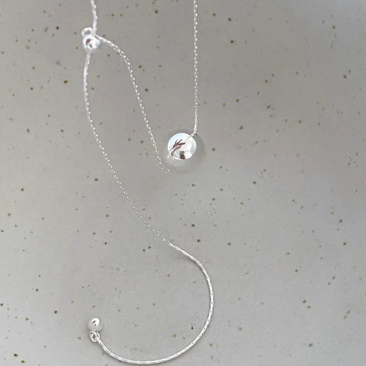 Snake Chain Tassel Pendant Necklace