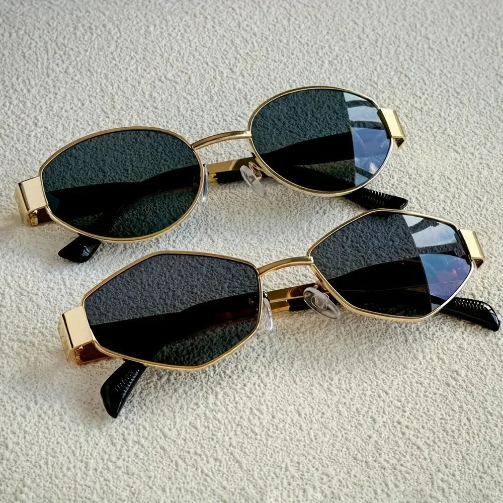 Metal Frame Fashion Sunglasses Set