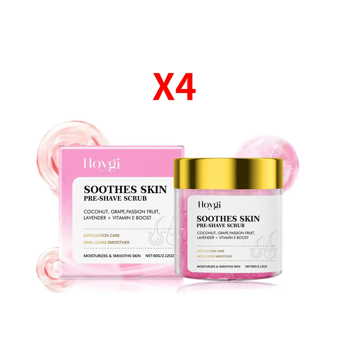 Pre Shave Exfoliating Skin Scrub