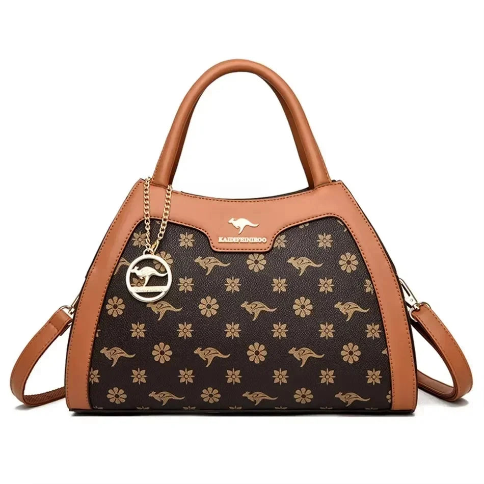 Large Capacity Leather Shoulder Bag