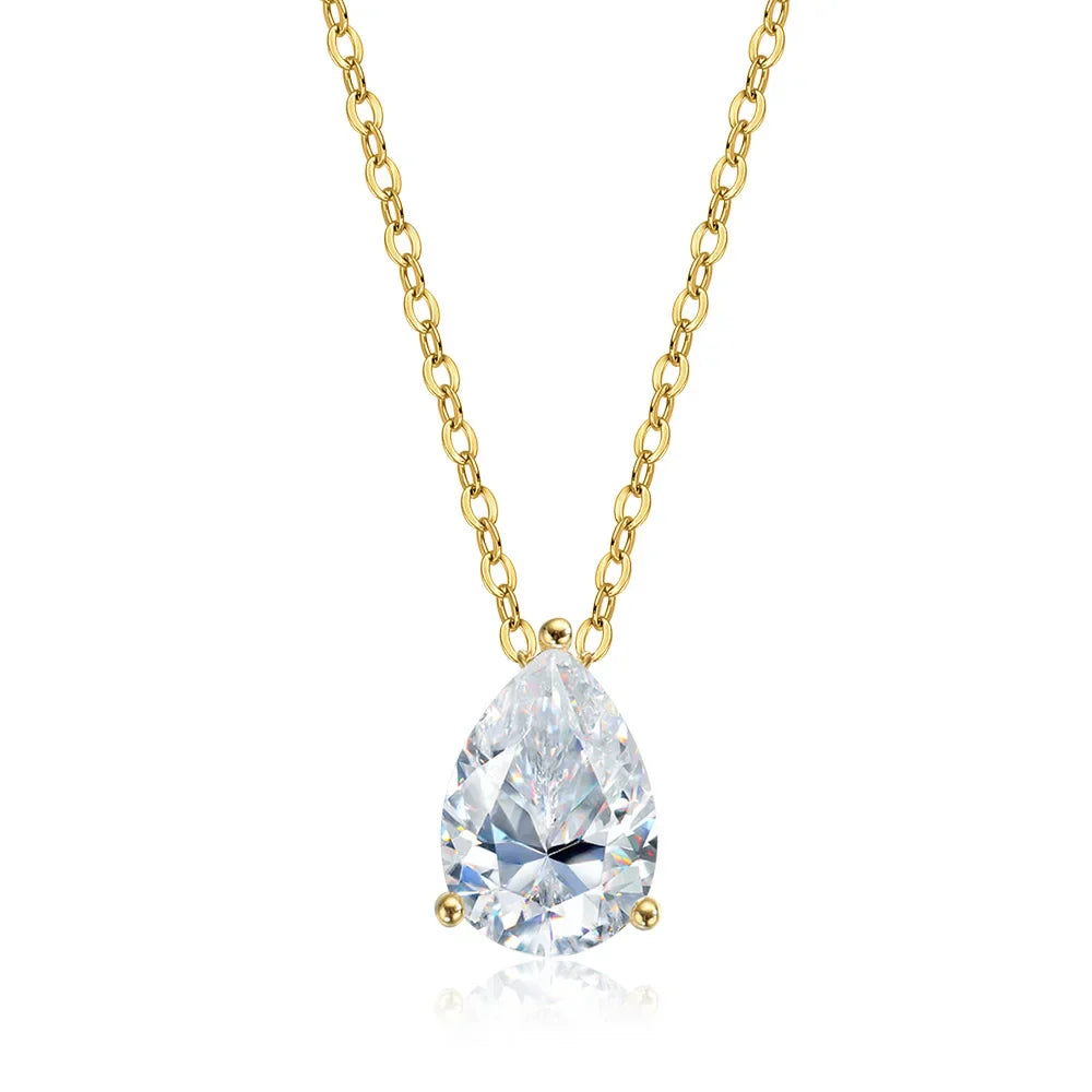 Moissanite Water Drop Necklace