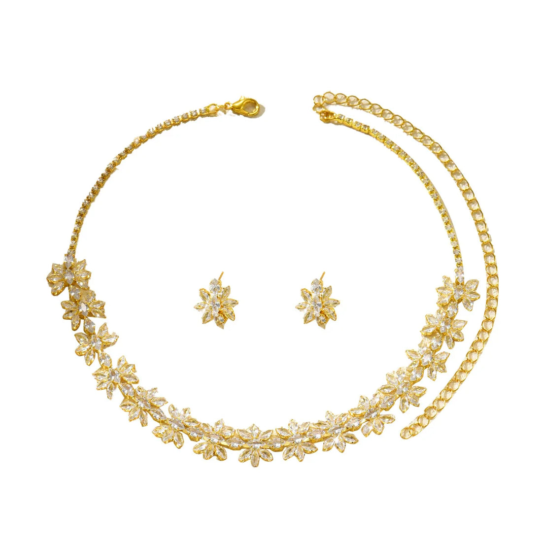 Diamond Zircon Jewelry Set