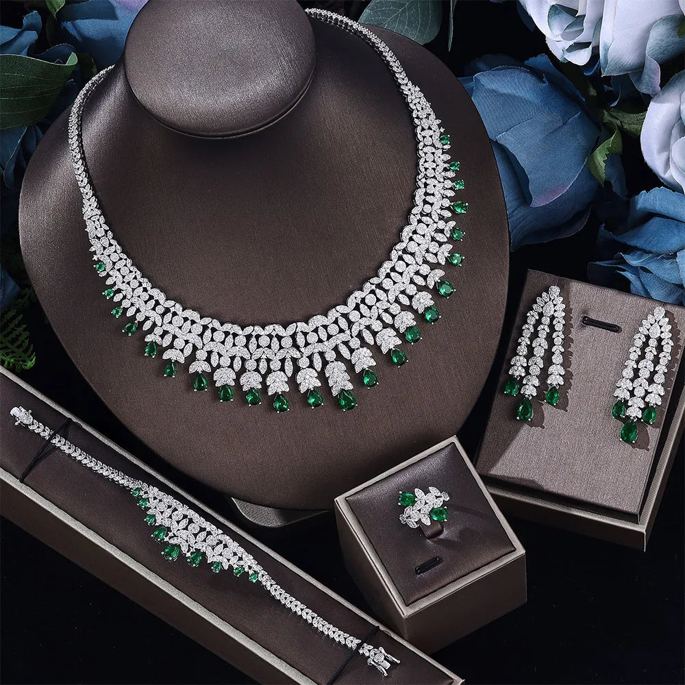 Crystal Wedding Jewelry Set