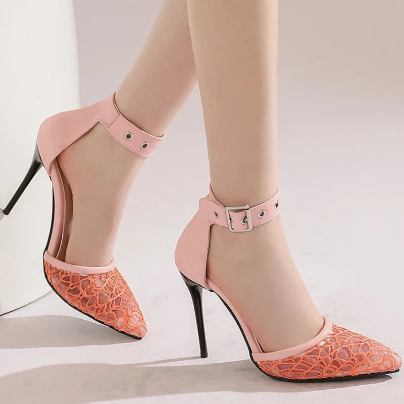 Pointed Toe High Heel Pumps