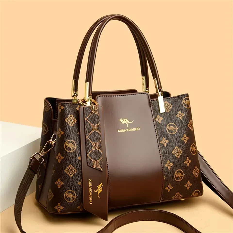 Large Capacity Leather Shoulder Bag