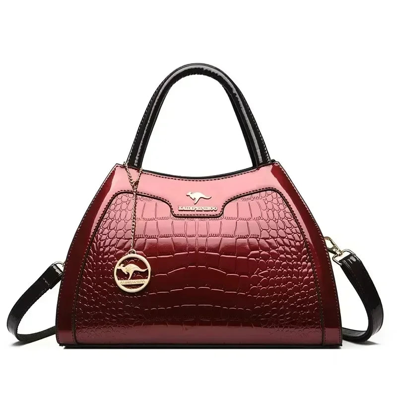 Large Capacity Leather Shoulder Bag