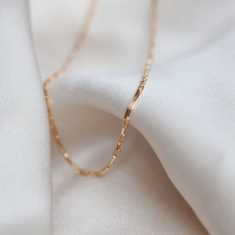 Gold Chain Choker Necklace Women