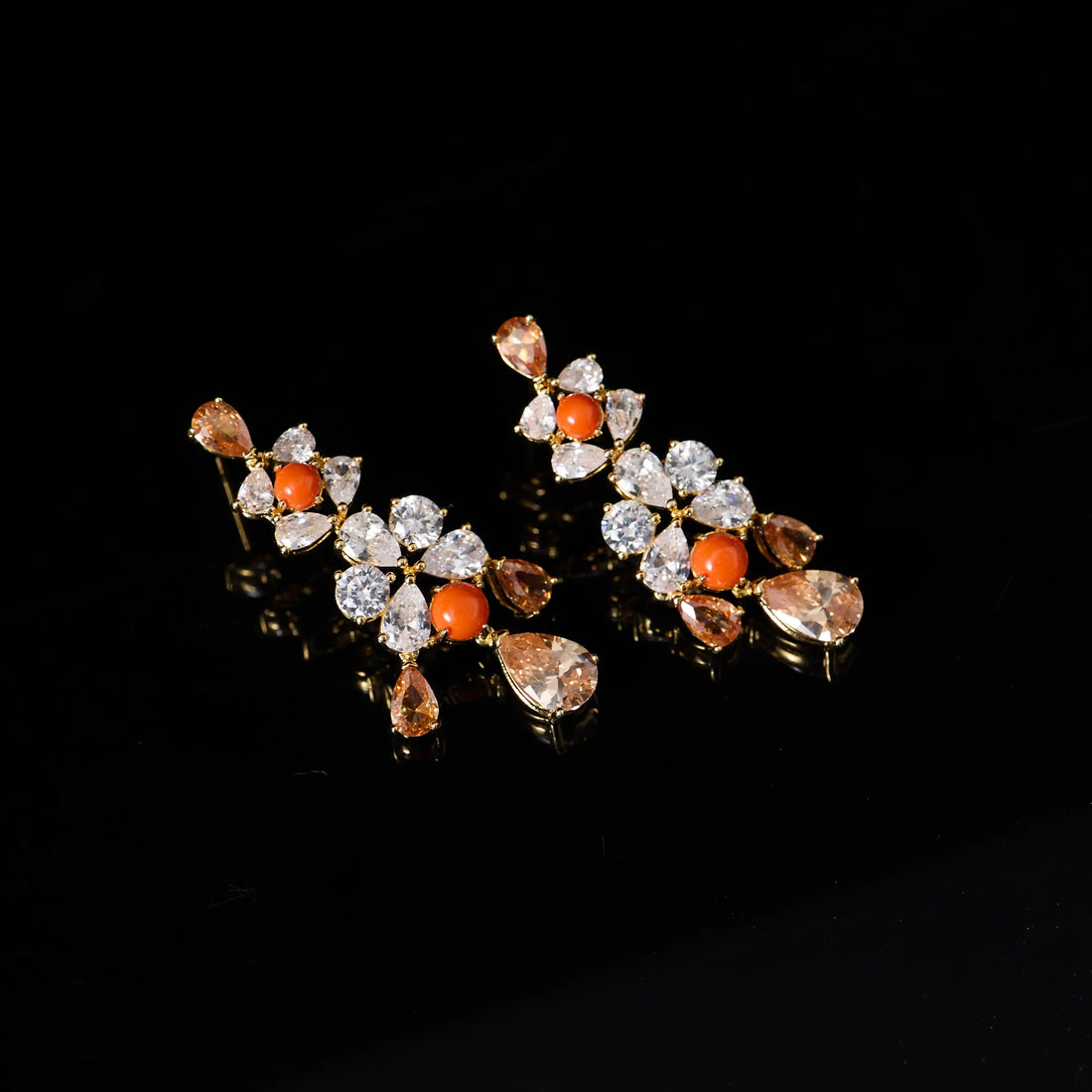 Turquoise Zircon Jewelry Set
