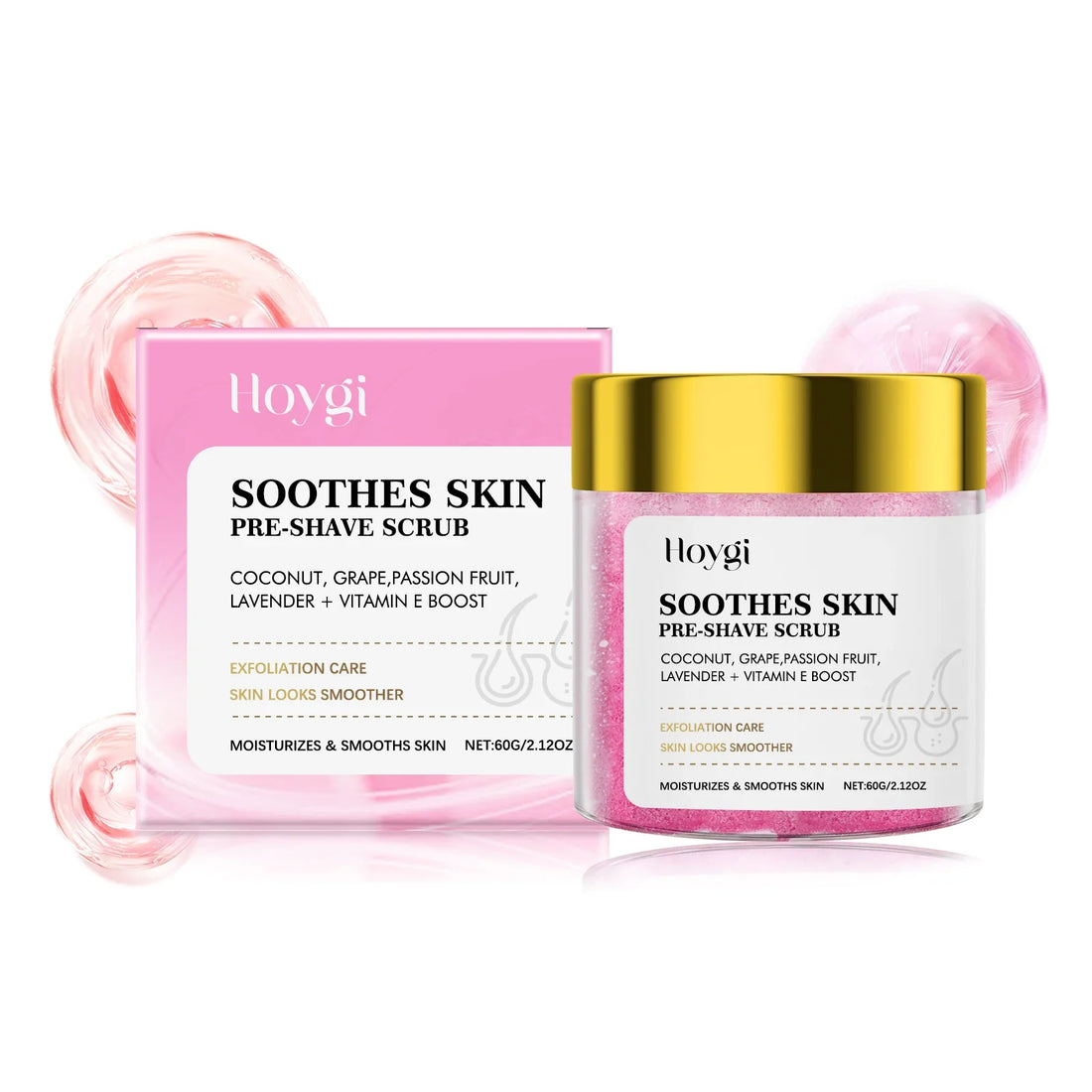 Pre Shave Exfoliating Skin Scrub