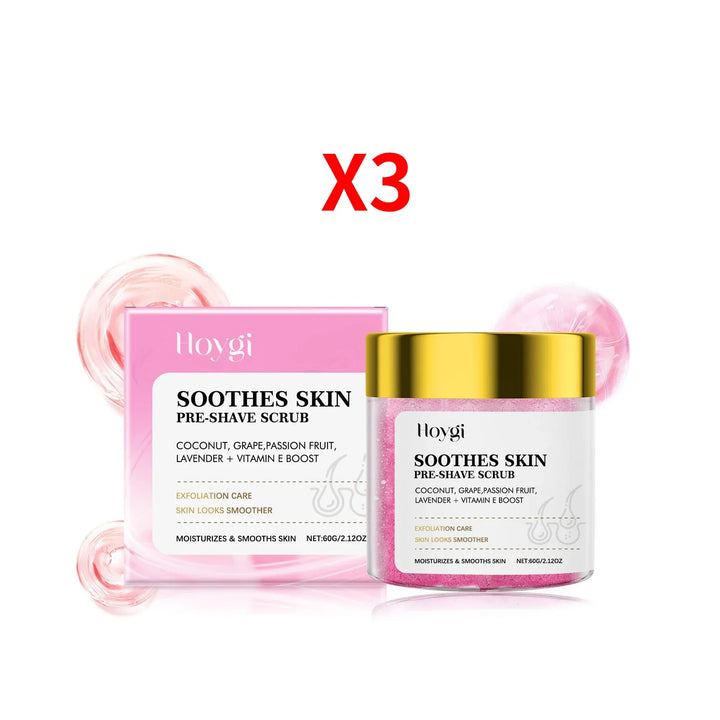 Pre Shave Exfoliating Skin Scrub